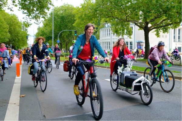 FancyWomanBikeRide